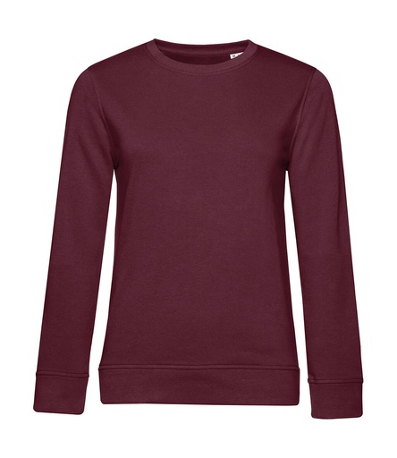 Crew Neck /women French Terry Burgundy