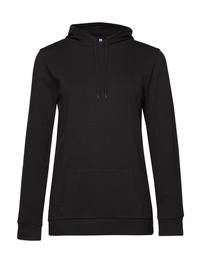 #Hoodie /women French Terry Black Pure