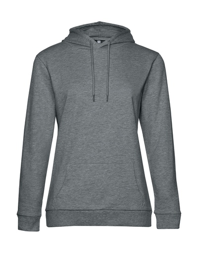 #Hoodie /women French Terry Heather Mid Grey