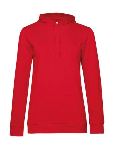 #Hoodie /women French Terry Red