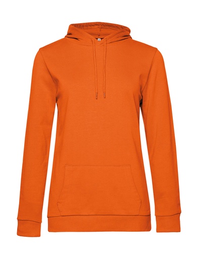 #Hoodie /women French Terry Pure Orange