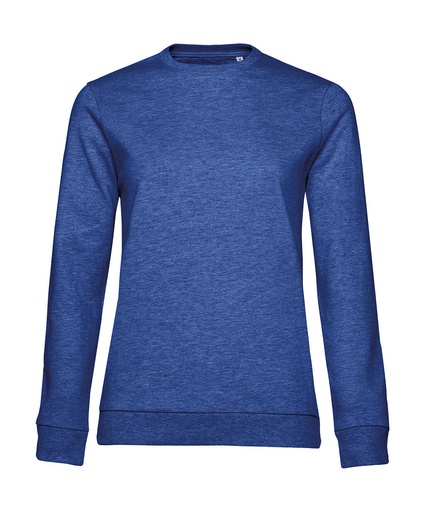 #Set In /women French Terry Heather Royal Blue