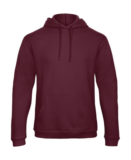 ID.203 50/50 Hooded Sweatshirt Unisex Burgundy