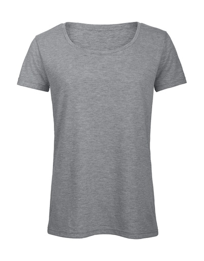 Triblend/women T-Shirt Heather Light Grey
