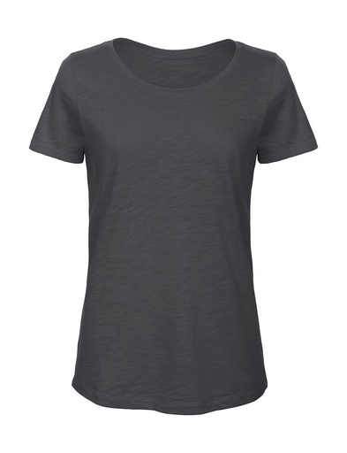 Inspire Slub /women T-shirt Chic Anthracite