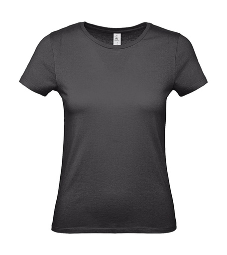 #E150 /women T-Shirt Black Pure