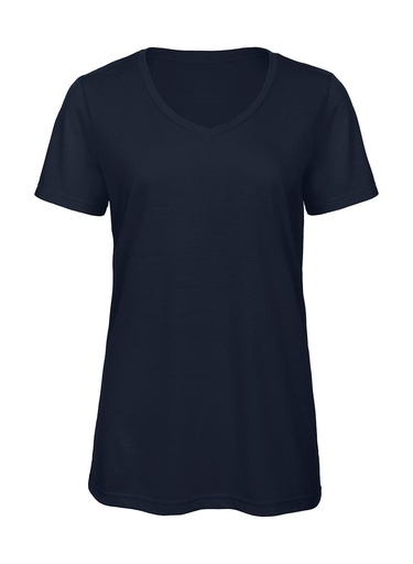 V Triblend/women T-Shirt Navy
