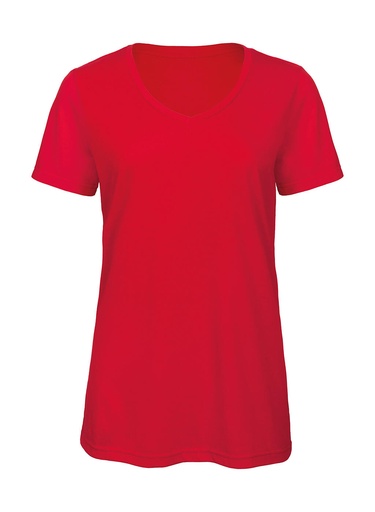 V Triblend/women T-Shirt Red