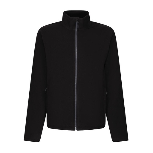 Honestly Made Recycled Full Zip Microfleece Black