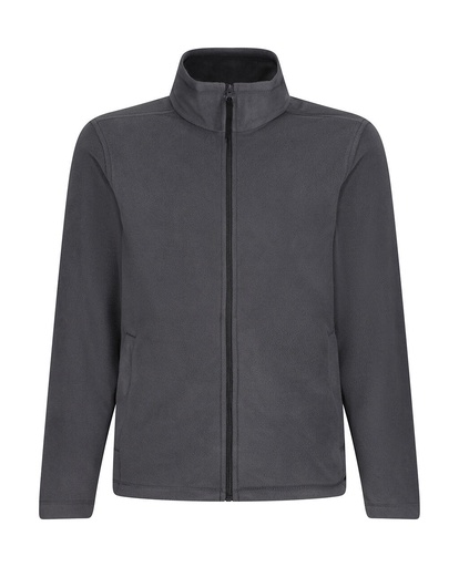 Micro Full Zip Fleece Seal Grey