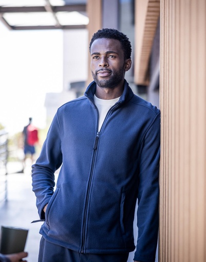 Micro Full Zip Fleece Oxford Blue