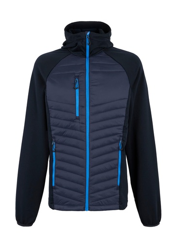 Men’s Navigate Hybrid Hooded Jacket Navy/French Blue