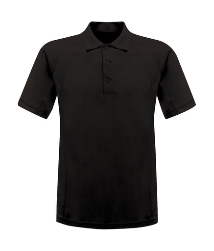 Coolweave Wicking Polo Black