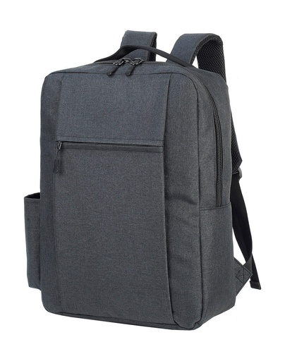 Sembach Basic Laptop Backpack Black Melange