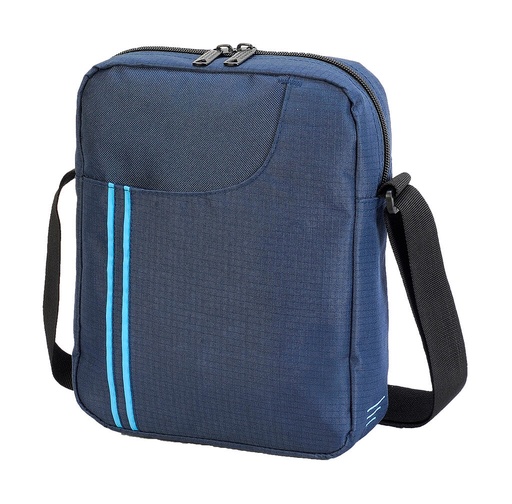 Rennes Messenger Pouch French Navy/Turquoise