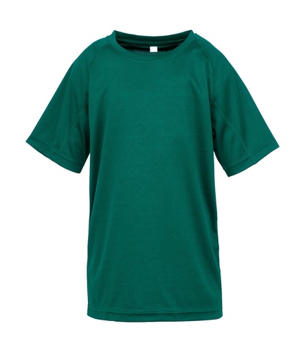 Junior Performance Aircool Tee Bottle Green
