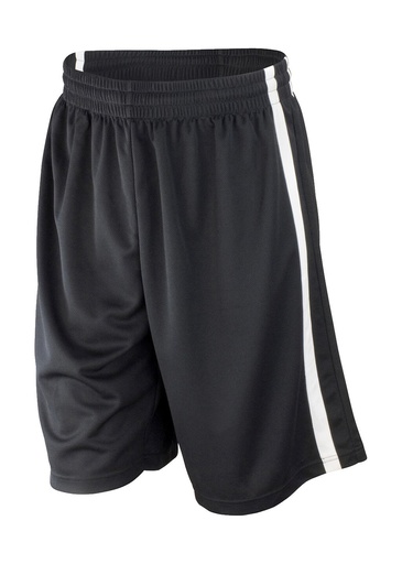 Men's Quick Dry Basketball Shorts Black/White