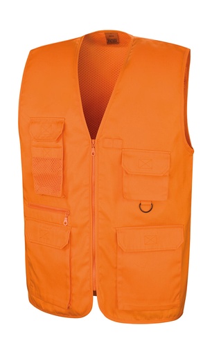 Safari Waistcoat Orange