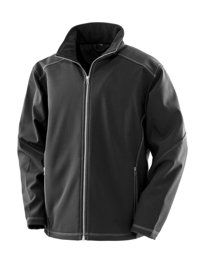 Men's Treble Stitch Softshell Black