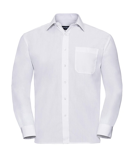 Poplin Shirt LS White