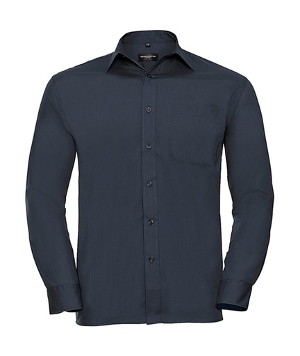 Poplin Shirt LS French Navy