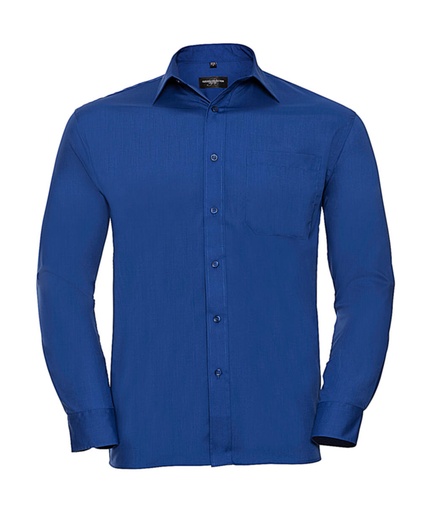 Poplin Shirt LS Bright Royal