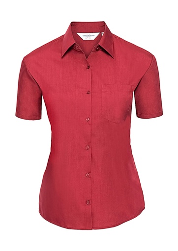 Ladies' Poplin Shirt Classic Red