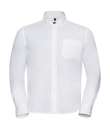 Long Sleeve Classic Twill Shirt White