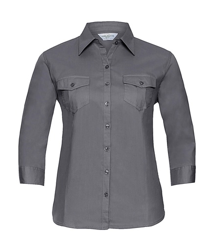 Ladies' Roll 3/4 Sleeve Shirt Zinc