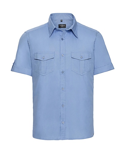Men’s Roll Sleeve Shirt Blue