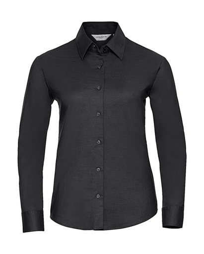 Ladies' Classic Oxford Shirt LS Black