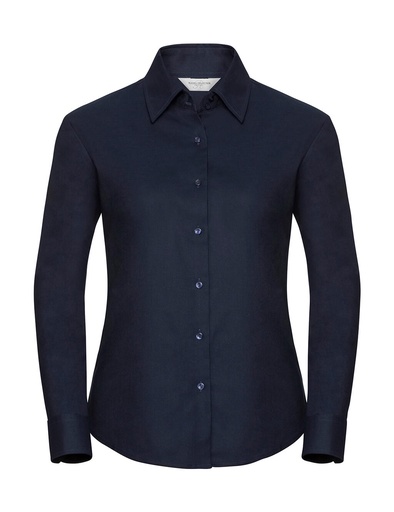 Ladies' Classic Oxford Shirt LS Bright Navy