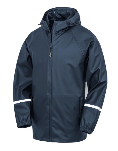 Prism Pu Waterproof Jacket Navy