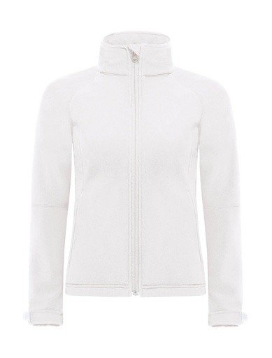 Hooded Softshell/women White