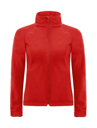 Hooded Softshell/women Red