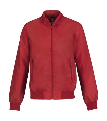 Trooper/men Jacket Red/Warm Grey