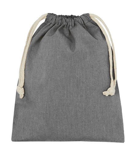 Recycled Cotton/Polyester Stuff Bag Black Heather
