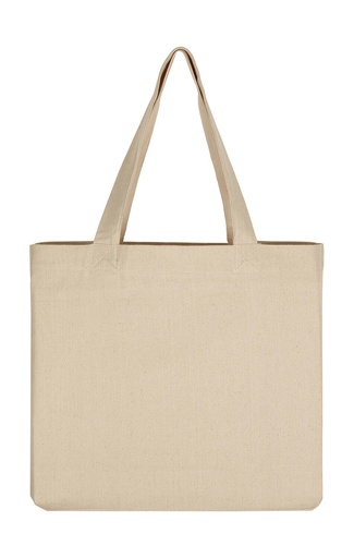 Canvas Wide Shopper LH Natural