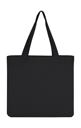 Canvas Wide Shopper LH Black