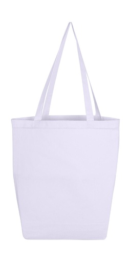 Cotton Bag LH with Gusset Snowwhite