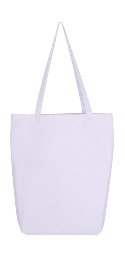 Baby Canvas Cotton Bag LH with Gusset Snowwhite