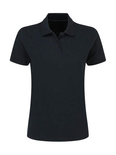 Poly Cotton Polo Women Navy