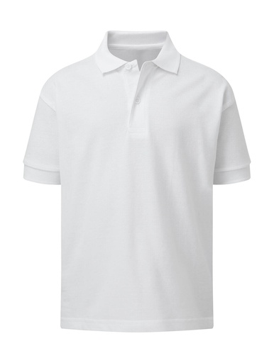 Cotton Polo Kids White