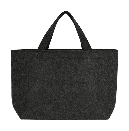 Small Felt Shopper Charcoal Melange