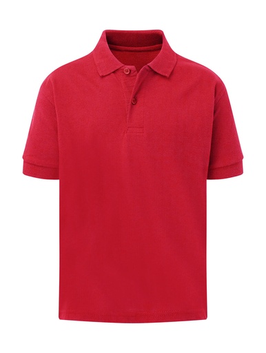 Cotton Polo Kids Red