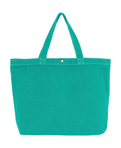 Large Canvas Shopper Seafoam