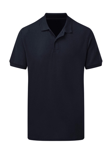 Poly Cotton Polo Men Navy