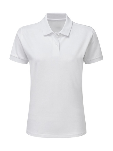 Cotton Polo Women White