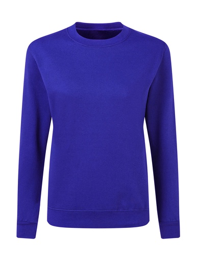 Crew Neck Sweatshirt Women Royal Blue