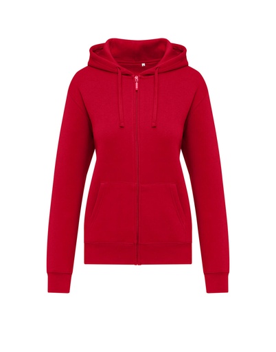 Originals Hooded Full Zip Women Red